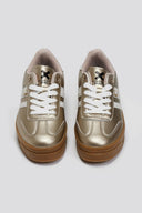 Sneakers με ρίγες Xti 143645 - Χρυσό - thefashionproject.gr - Xti Footwear