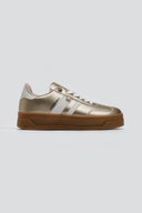 Sneakers με ρίγες Xti 143645 - Χρυσό - thefashionproject.gr - Xti Footwear