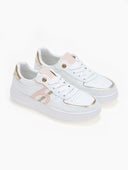 Sneakers με σχέδιο και διχρωμία