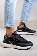 Sneakers με τριχρωμία Mariamare 63457 - Μαύρο - thefashionproject.gr - MARIAMARE