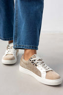 Sneakers με ύφασμα ERYNN - Τάουπε - thefashionproject.gr - JUUD
