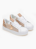 Sneakers με ύφασμα και glitter - Χαλκός - thefashionproject.gr - ERYNN