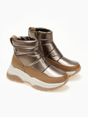 Sneakers μποτάκια καπιτονέ Xti 143372 - Τάουπε - thefashionproject.gr - Xti Footwear
