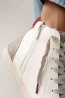 Sneakers μποτάκια με glitter και print ERYNN