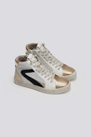 Sneakers μποτάκια με μεταλλικό χρώμα ERYNN