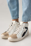 Sneakers μποτάκια με μεταλλικό χρώμα ERYNN