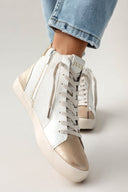 Sneakers μποτάκια με μεταλλικό χρώμα ERYNN