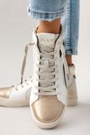 Sneakers μποτάκια με μεταλλικό χρώμα ERYNN