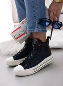 Sneakers μποτάκια με ρίγες στη σόλα Refresh 170934