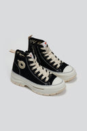 Sneakers μποτάκια πάνινα Refresh 172563 - Μαύρο - thefashionproject.gr - Refresh