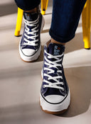 Sneakers πάνινα μποτάκια Refresh 171919 - Μπλε σκούρο - thefashionproject.gr - Refresh
