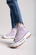 Sneakers πάνινα μποτάκια Refresh 172476 - Λιλά - thefashionproject.gr - Refresh
