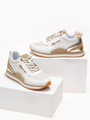Sneakers σε συνδυασμό υλικών MARIAMARE 68421 - Λευκό - thefashionproject.gr - MARIAMARE