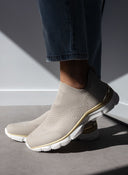 Sneakers slip on Xti 142454 - Μπεζ - thefashionproject.gr - Xti Footwear