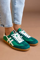 Sneakers suede με ρίγες CORINA