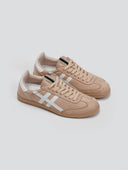 Sneakers suede με ρίγες CORINA