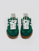 Sneakers suede με ρίγες CORINA - Πράσινο - thefashionproject.gr - CORINA