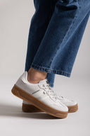 Sneakers suede με ρίγες Xti 143644