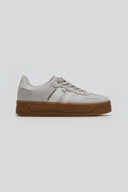 Sneakers suede με ρίγες Xti 143644 - Πάγου - thefashionproject.gr - Xti Footwear