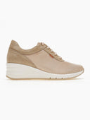 Sneakers wedges με ανάγλυφο σχέδιο Ragazza 0329 - Άμμου - thefashionproject.gr - RAGAZZA