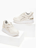 Sneakers wedges με glitter