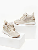 Sneakers wedges με στρας Xti 142957
