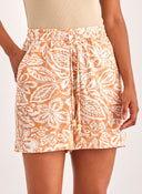 Σορτς με print και χάντρες Vero Moda 10308897 - Πορτοκαλί - thefashionproject.gr - VERO MODA