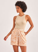Σορτς με print και χάντρες Vero Moda 10308897 - Πορτοκαλί - thefashionproject.gr - VERO MODA