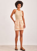 Σορτς με print και χάντρες Vero Moda 10308897 - Πορτοκαλί - thefashionproject.gr - VERO MODA