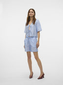 Σορτς ριγέ με print Vero Moda 10324635