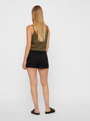 Σορτσάκι με δαντέλα Vero Moda 10190155 - Μαύρο - thefashionproject.gr - VERO MODA