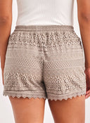 Σορτσάκι με δαντέλα Vero Moda 10190155 - Τάουπε - thefashionproject.gr - VERO MODA