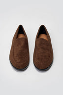 Suede Flat Loafers - Brown Suede - thefashionproject.gr - Stephan
