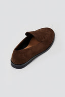 Suede Flat Loafers - Brown Suede - thefashionproject.gr - Stephan