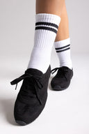 Suede Low - Top Sneakers - Black Suede - thefashionproject.gr - Ideal shoes