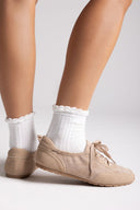 Suede Low - Top Sneakers - Taupe Suede - thefashionproject.gr - Ideal shoes