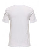 T-shirt με ανανά ONLY 15346726 - Λευκό - thefashionproject.gr - ONLY - 23815001003
