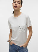 T-shirt με τσεπάκι Vero Moda 10322565