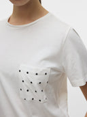 T-shirt με τσεπάκι Vero Moda 10322565