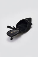 TFP Pointed Slingback Pumps with Kitten Heel - Black Suede - thefashionproject.gr - TFP