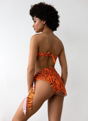 Three pieces bikini με print - Πορτοκαλί - thefashionproject.gr - The Fashion Project
