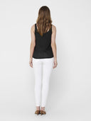 Τοπ αμάνικο ημιδιάφανο ONLY 15194667 - Μαύρο - thefashionproject.gr - ONLY - 24258002003