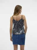 Τοπ βραδινό με παγέτες Vero Moda 10317121 - Μαύρο - thefashionproject.gr - VERO MODA