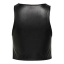 Τοπ δερματίνη με cut out Only 15307168