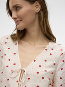 Τοπ με δέσιμο Vero Moda 10324638