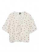 Τοπ με δέσιμο Vero Moda 10324638 - Λευκό - thefashionproject.gr - VERO MODA
