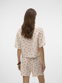 Τοπ με δέσιμο Vero Moda 10324638 - Λευκό - thefashionproject.gr - VERO MODA