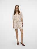 Τοπ με δέσιμο Vero Moda 10324638 - Λευκό - thefashionproject.gr - VERO MODA