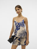 Τοπ σατέν με φύλλα Vero moda 10327428