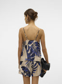 Τοπ σατέν με φύλλα Vero moda 10327428